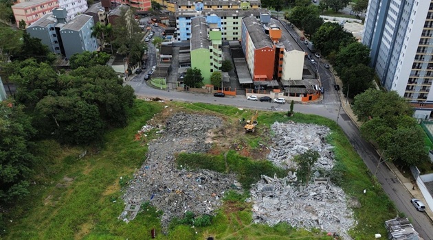 Santo André demolirá Prédios Abandonados para criação de Área de Lazer